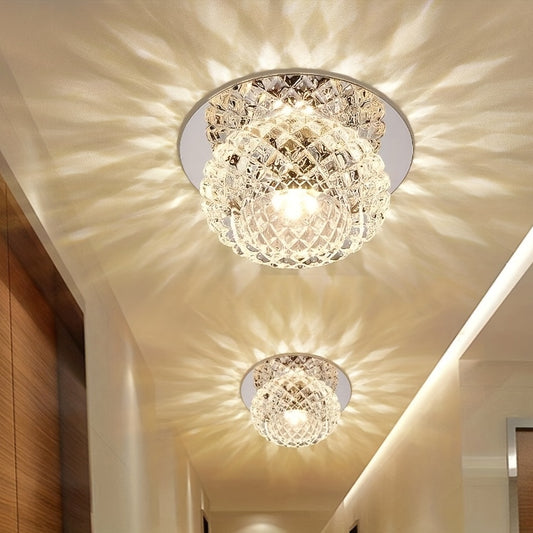 1 St LED-korridorljus, Kristall Kreativt Ljus, Veranda Modern, Minimalistisk Tak Dold Inbäddad Belysningsarmaturer