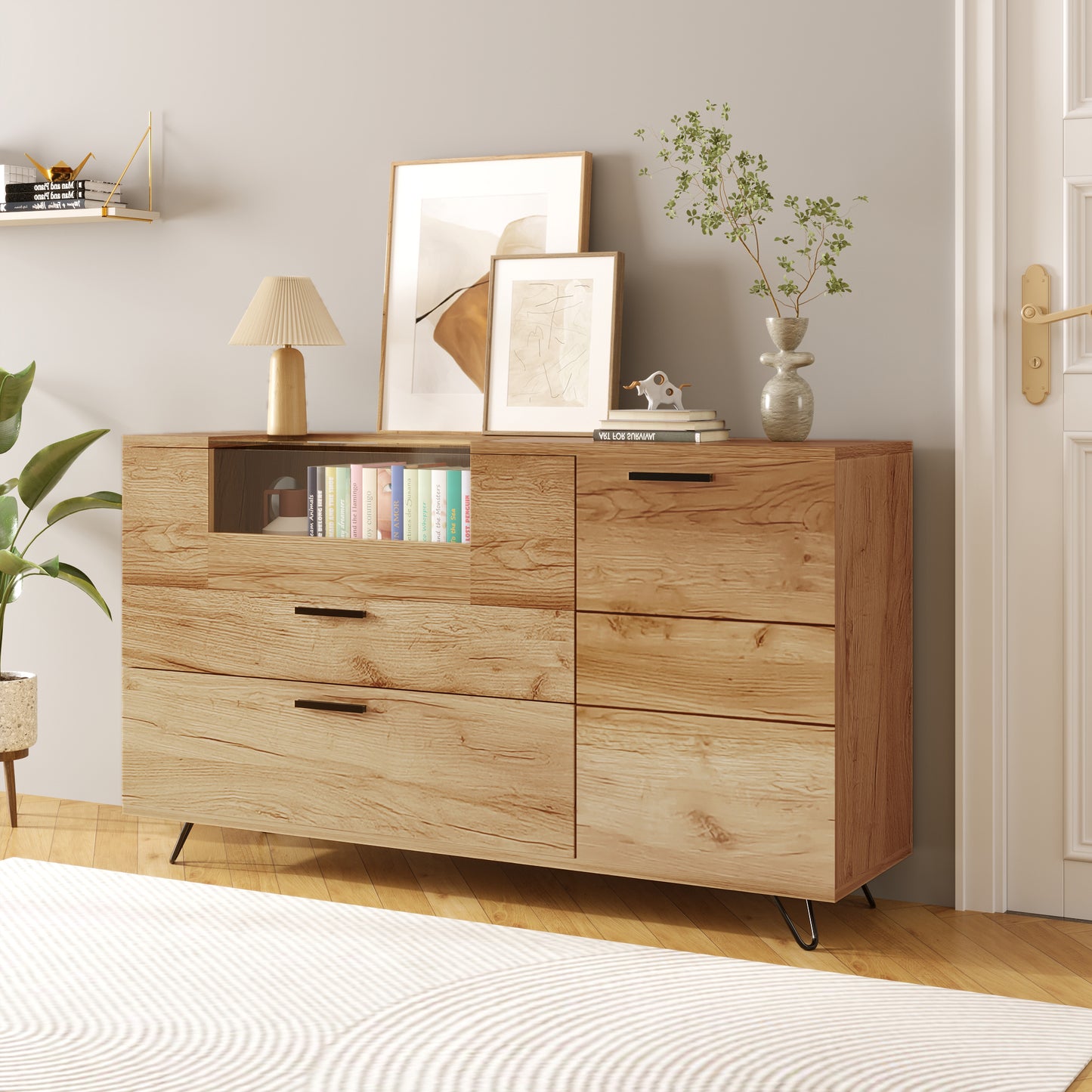 Bord, Sideboards, sideboards med glasdörrar