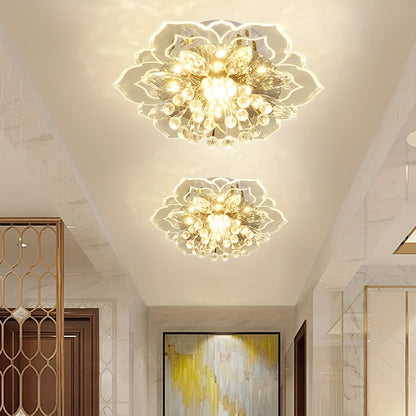 1st moderna kristallkronblad LED-taklampor, för gång, hall, korridor, trappa, villa, galleri kök kaffebar inomhusbelysning