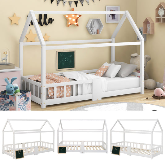 Barnsäng  säng 90 x 200 cm,  vit (utan madrass)
