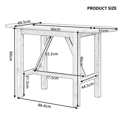 1 st bord,matbord Table ， (90-150) x60x90cm  matsal för kök ， grått