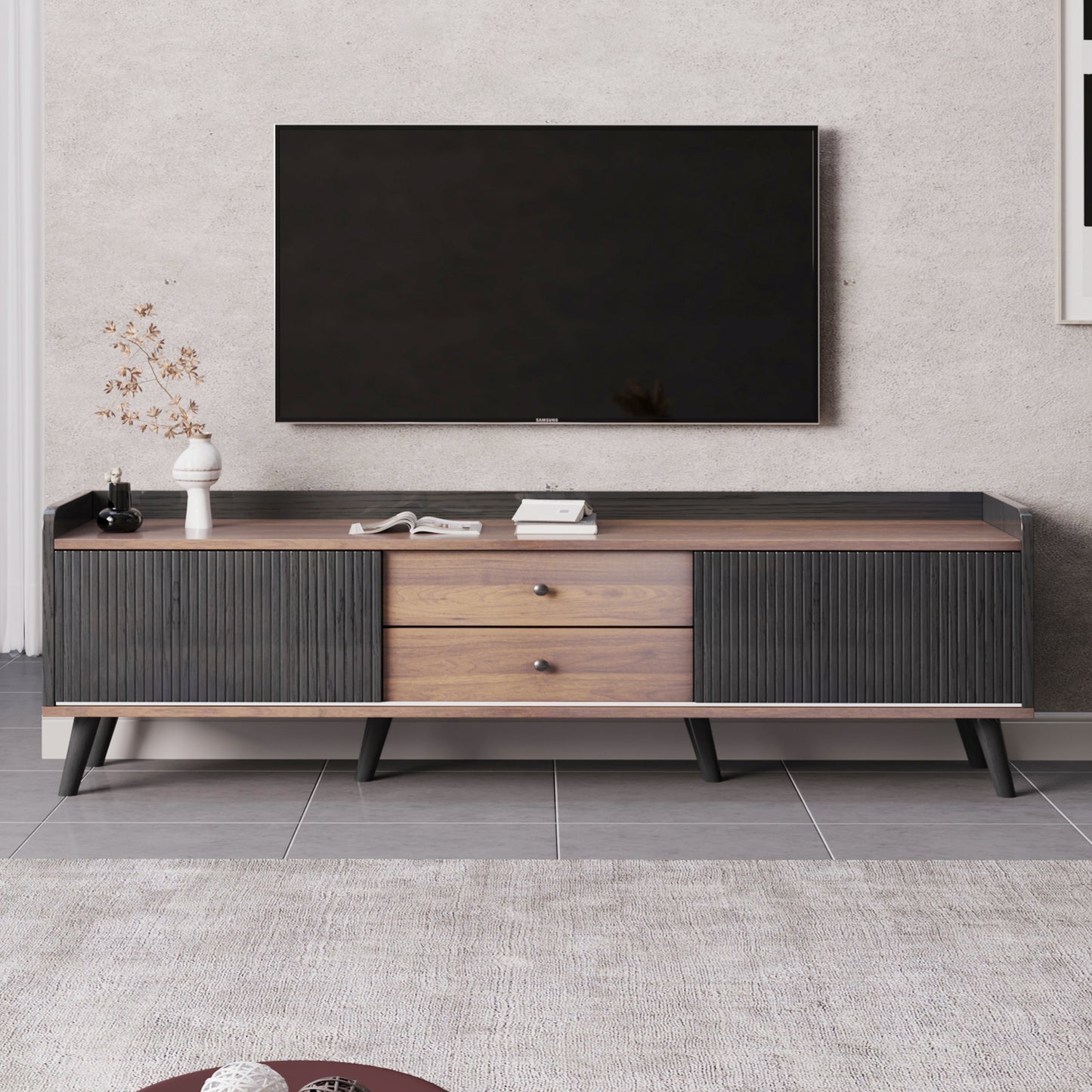 TV -skåp   TV -bord TV -tavla,  H58/L160/T40 cm
