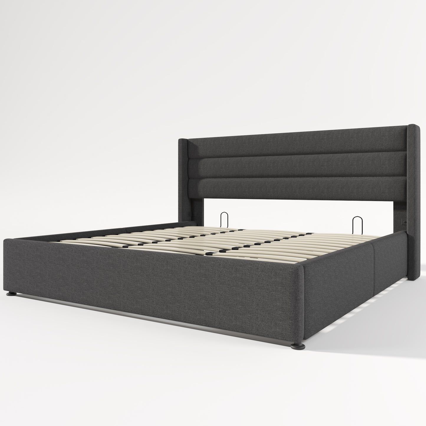 Säng  dubbelsäng 180x200 cm,  grå