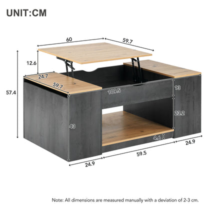 Bord,Soffbord med lyftfunktion - 109 cm