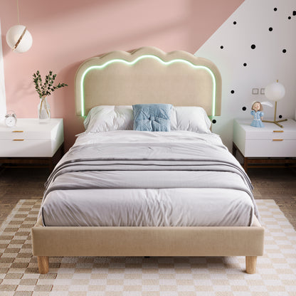 Säng 90 x 200 cm, sängram med lamell ram och justerbar huvudgave