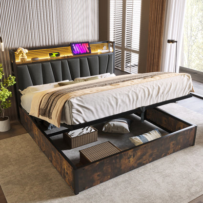 Säng dubbelsäng   metallbädd 180x200 cm (utan madrass)